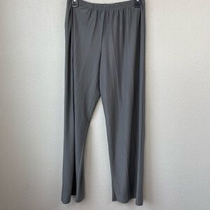 NWT Fashque Womens Gray Polyester Blend Slacks Size M